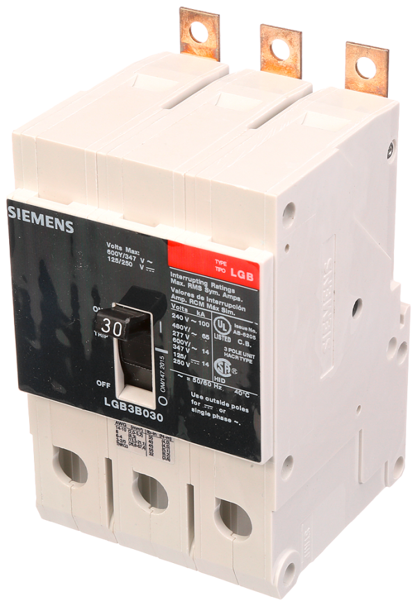 Siemens Interruptor automático LGB LGB3B030B Acc. con cert