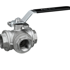 Válvula de bola de paso fabricada en latón