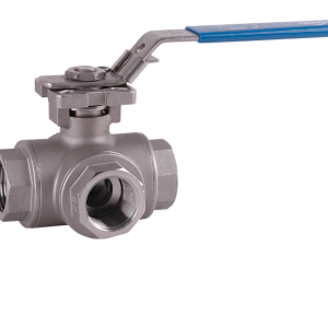Válvula de bola de paso fabricada en acero inoxidable